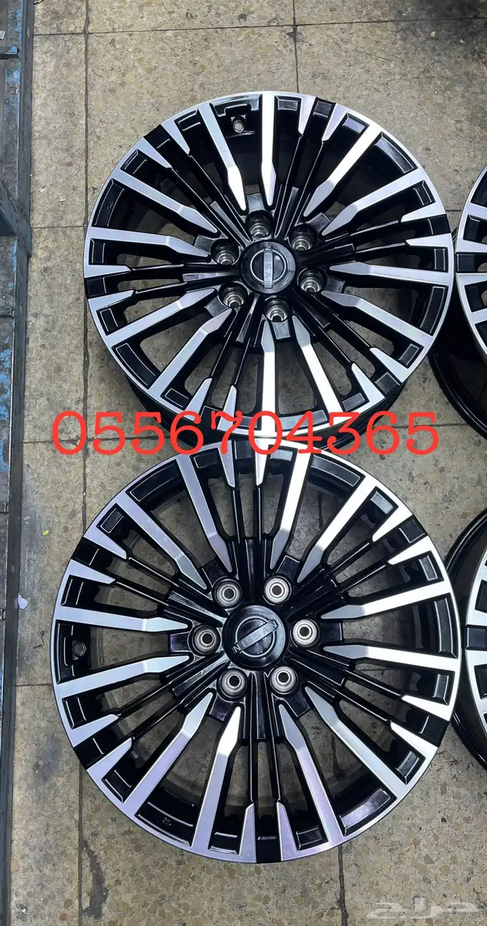 جنوط نيسان بلاتنيوم مقاس 20 اصلي وكالة موديل 2023 5