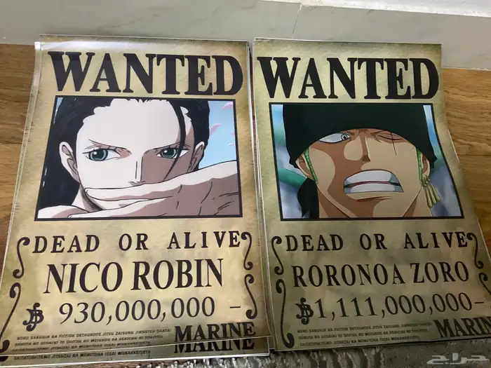 سيوف وبوسترات انمي ون بيس للبيع 7