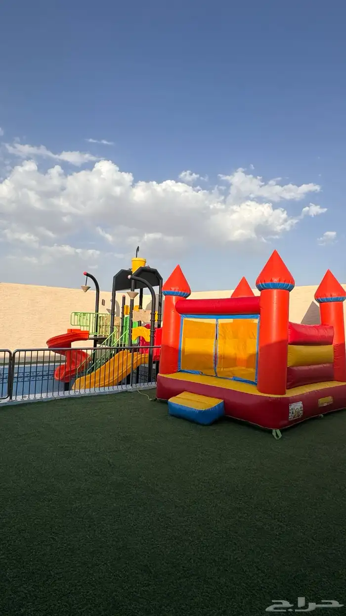 تاجير العاب هوائه العيد قرب الحجز متاح نطيطات الة ايسكريم 0