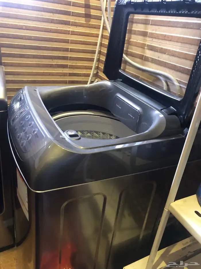 غسالة سامسونج Samsung ستانلس ستيل 14 كيلو شبه جديدة 6