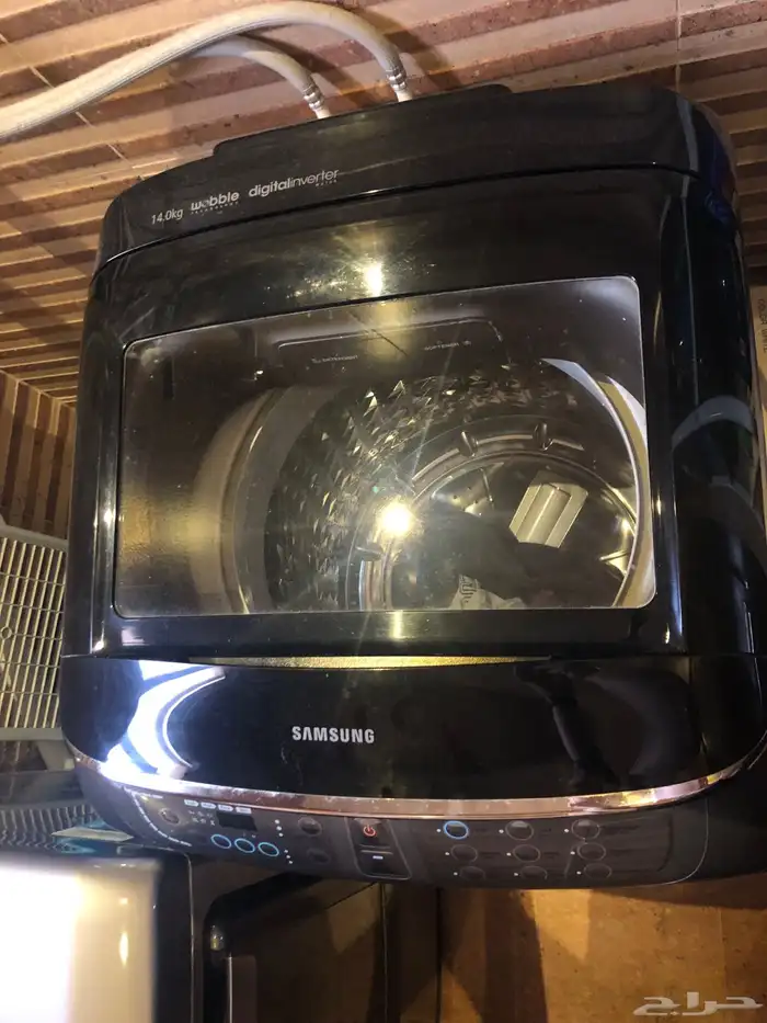 غسالة سامسونج Samsung ستانلس ستيل 14 كيلو شبه جديدة 3