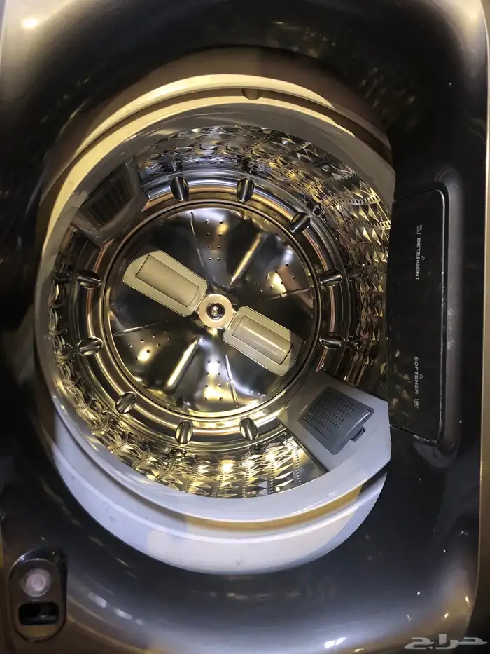 غسالة سامسونج Samsung ستانلس ستيل 14 كيلو شبه جديدة 2