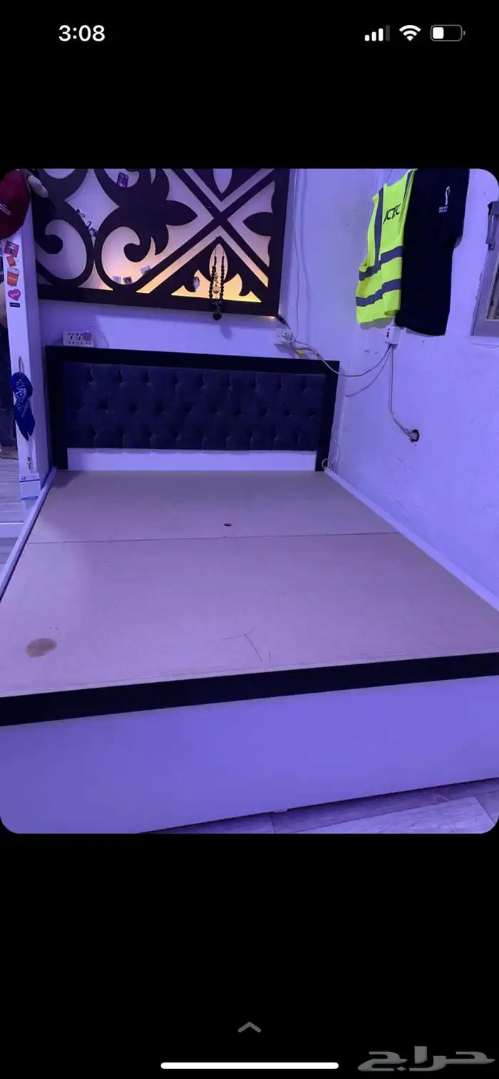 سرير ودولاب للبيع مع المرتبه كامل مافيهم اي عيوب 1