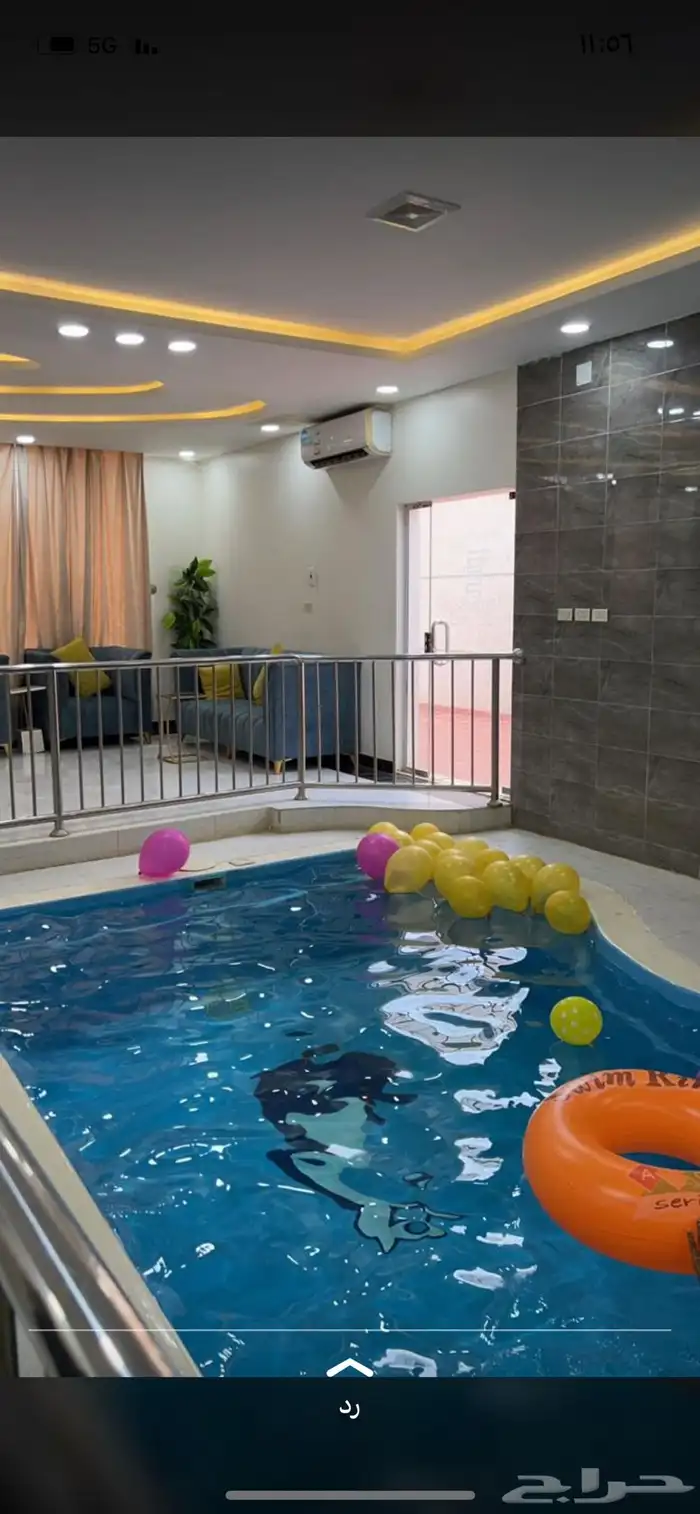 شاليهات للإيجار بالساعات او اليوم 6