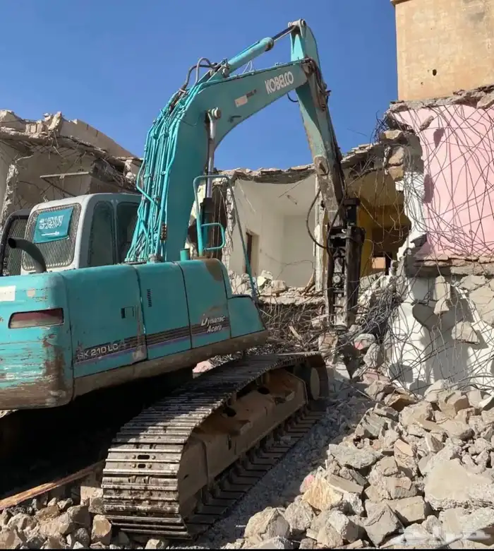 للايجار بوكلينات ازالة مباني هدم بيوت 10