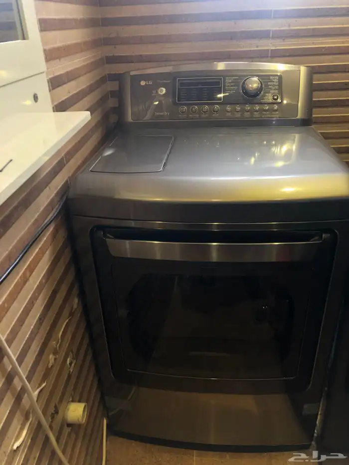 نشافة LG true steam ستايلس ستيل 10 كجم 0