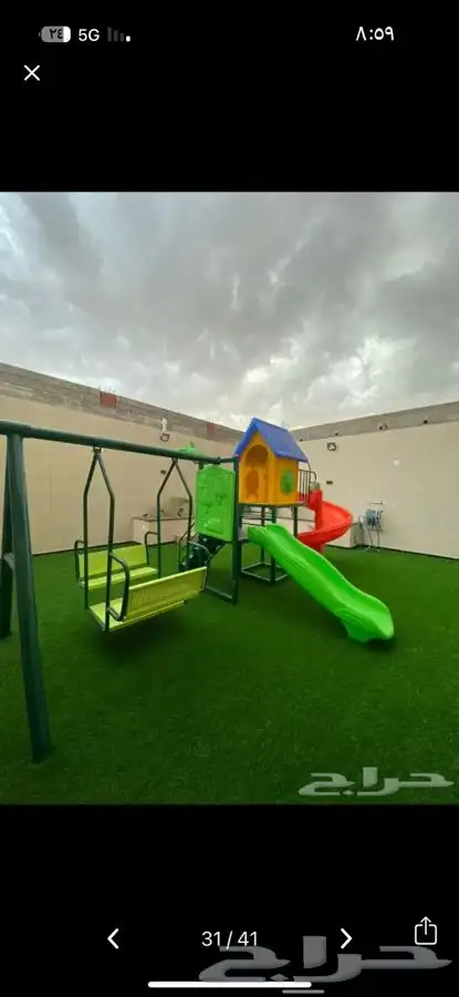 للبيع والايجار استراحه وشاليه لاف ان روز 17