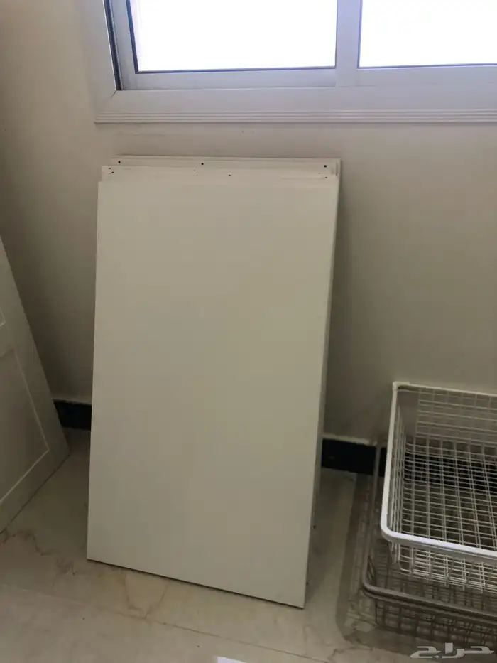 دولاب ايكيا IKEA درفتين مقاس متر مع 4 ابواب ديكور شبه جديد 4