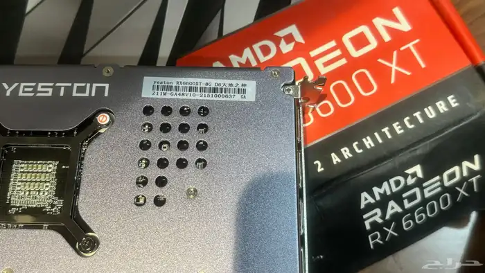 كرت شاشة Rx 6600 xt 0