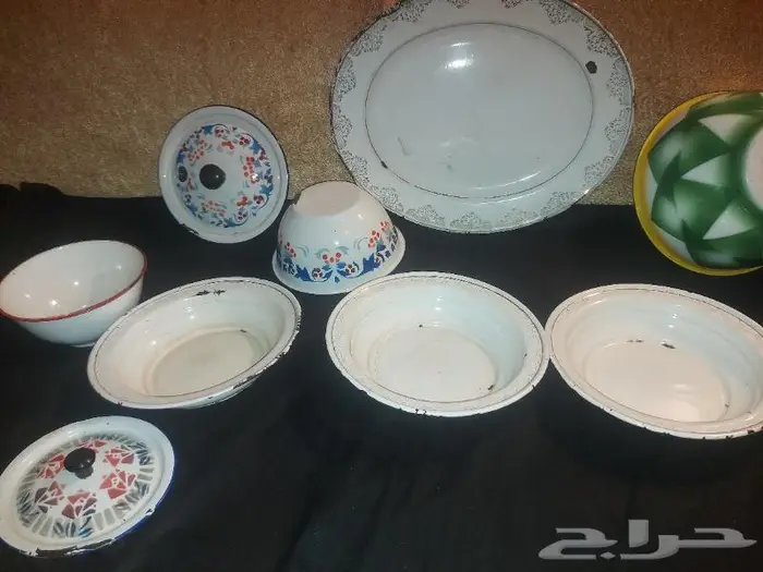 صحون و طيس قديم تراث نوادر 2