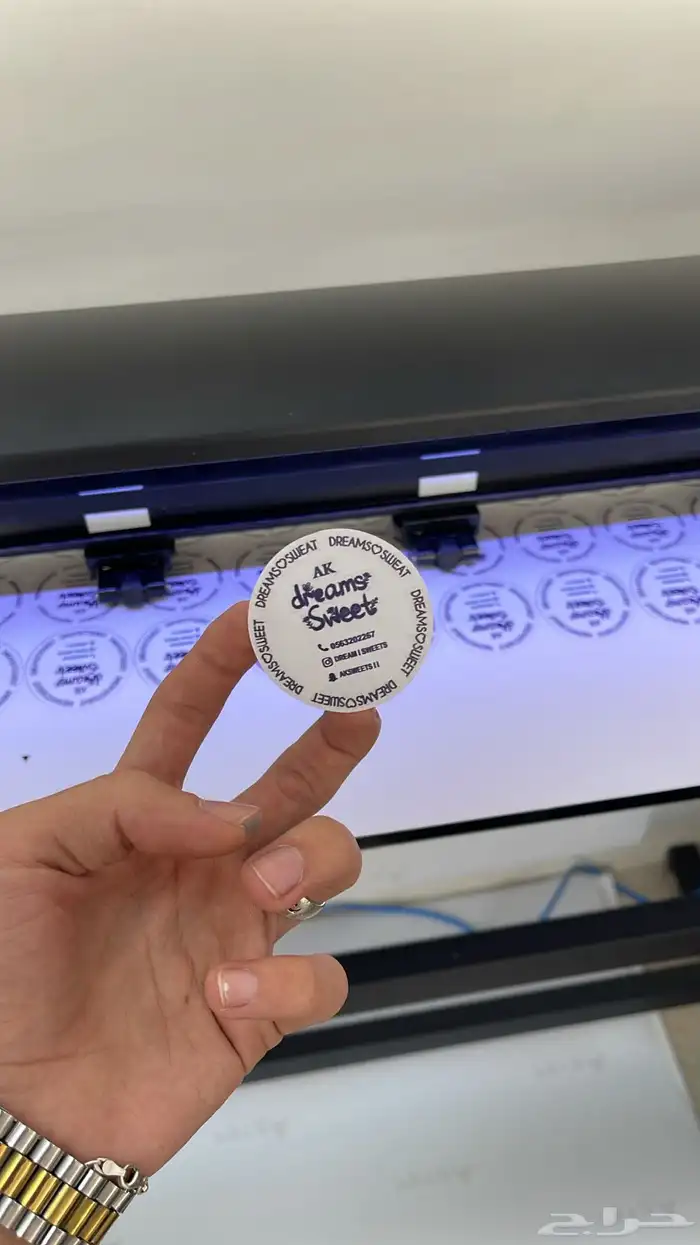 طباعة استيكر بجميع المقاسات والاشكال اسعار تناسب مشروعك 0