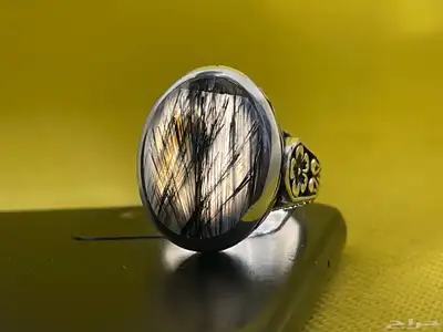 خاتم عقيق يمني مسماري بصياغه عارف 19