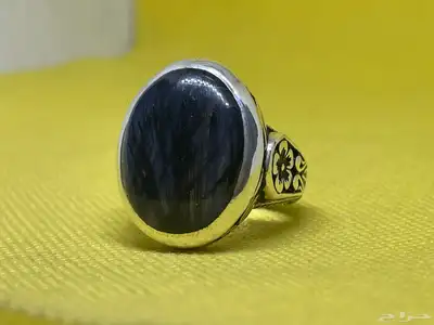خاتم عقيق يمني مسماري بصياغه عارف 0