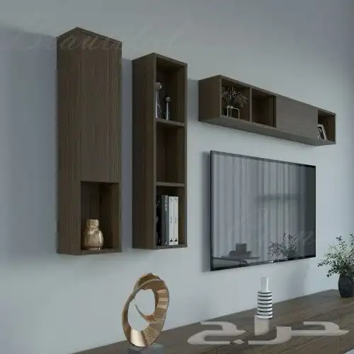 طاولات تلفزيون معلقه وارضيه شحن مجانا 1