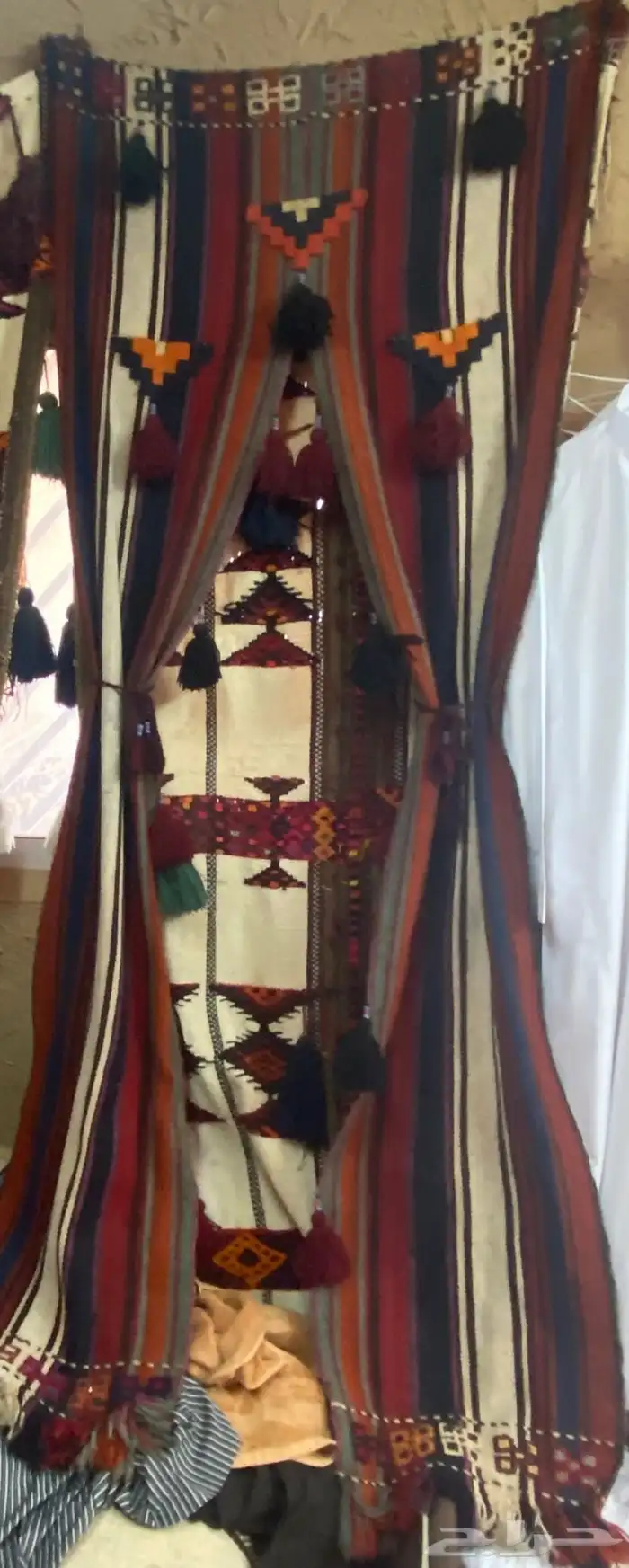 ستارة قديمة نوعه صوف سوريه العرض 0 80 في 2 10 عدد واحد 0