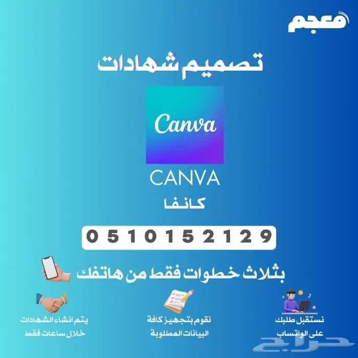 تصميم شهادات كانفا 0