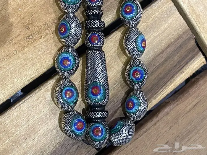 تم البيع .. السعر سيحة يسر بحر احمر مطعمة يالفضة والاحجار 1