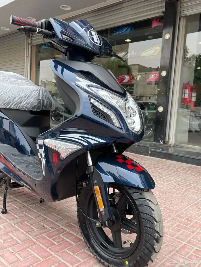 دراجة R8 مهدي عجيب سكوتر قسط شهري 1050 ريال تابي 8