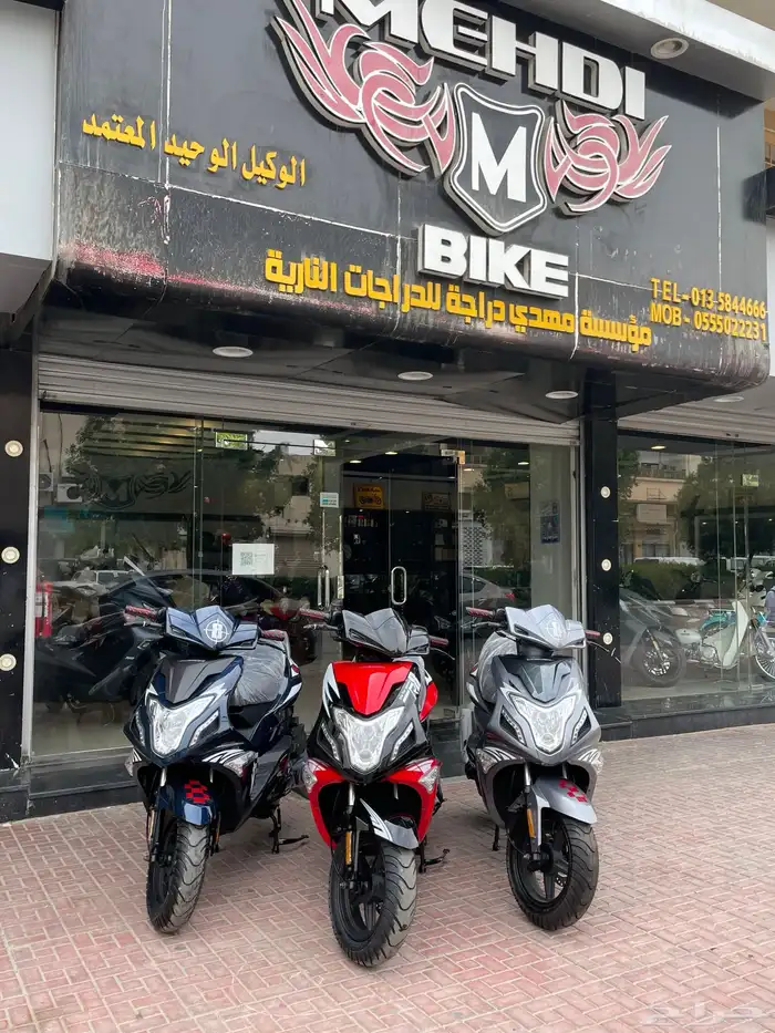 دراجة R8 مهدي عجيب سكوتر قسط شهري 1050 ريال تابي 19