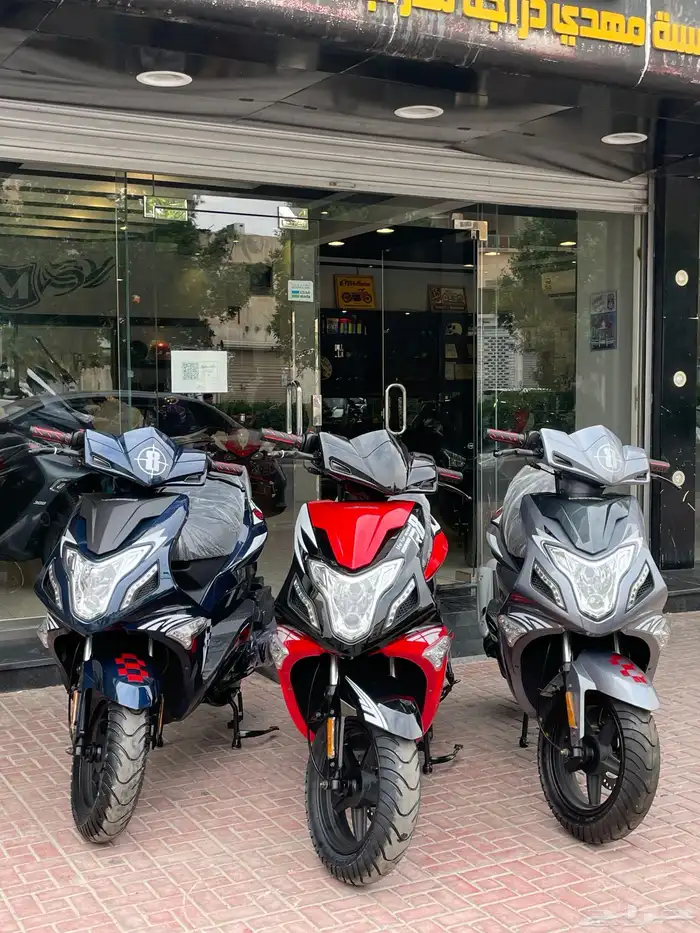 دراجة R8 مهدي عجيب سكوتر قسط شهري 1050 ريال تابي 16