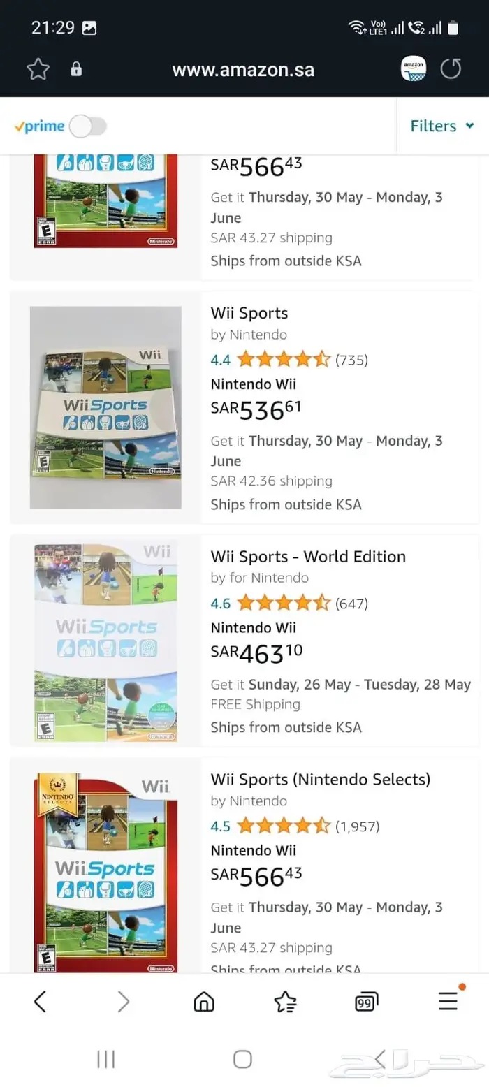 العاب نيتندو وي اصلية نينتندو مع العاب والكتالوج شبه جديدة 1