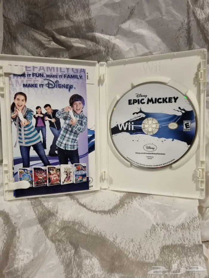 العاب نيتندو وي اصلية نينتندو مع العاب والكتالوج شبه جديدة 9