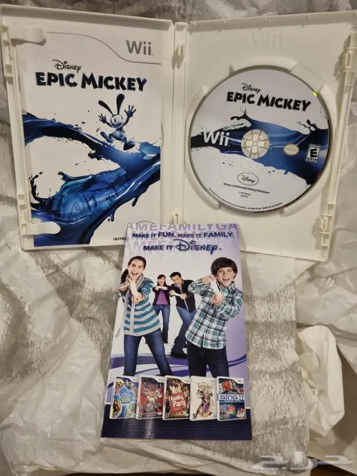 العاب نيتندو وي اصلية نينتندو مع العاب والكتالوج شبه جديدة 10