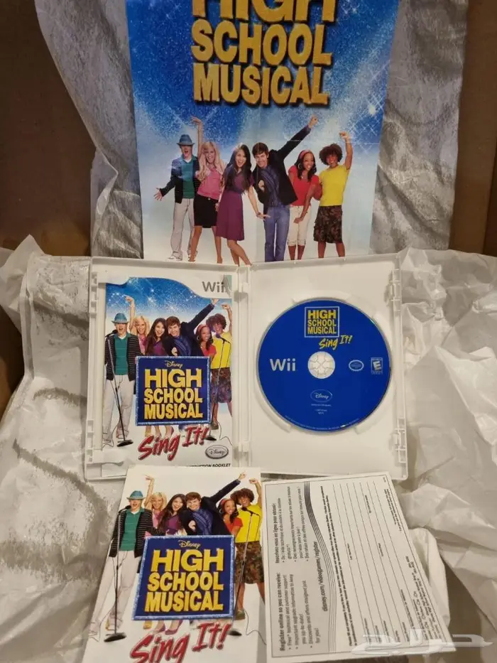 العاب نيتندو وي اصلية نينتندو مع العاب والكتالوج شبه جديدة 7