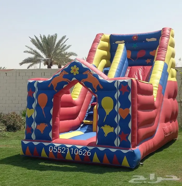 للإيجار باقل سعر زحليقه مائيه نطيطات ملعب صابوني 2