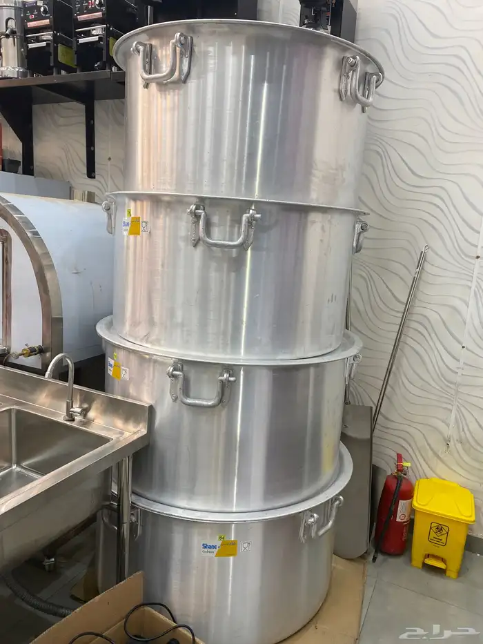 طقم قدور طبخ جديد موقد غاز سوايه دجاج سخان ايدام 0