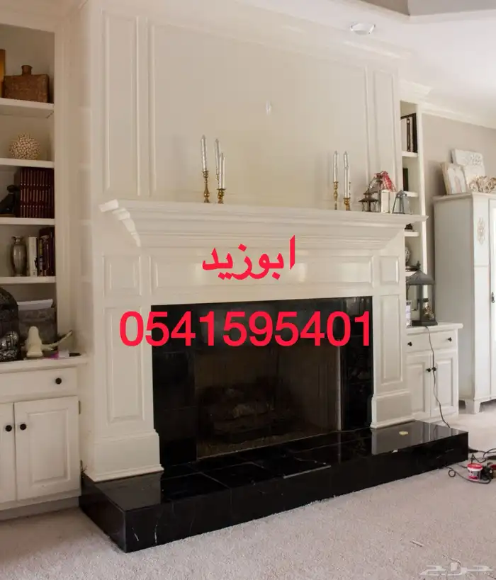مدافئ حجر منزلي شويات شوي طوب احمر مداخن مشبات ومشبات 8