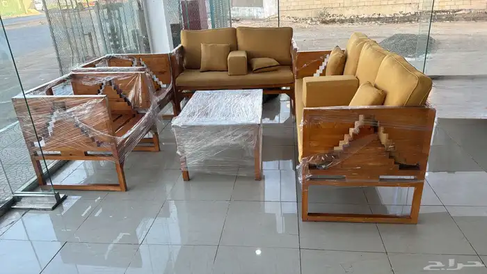 جلسات الخارجية حديد او خشب على حسب تفضيل 5