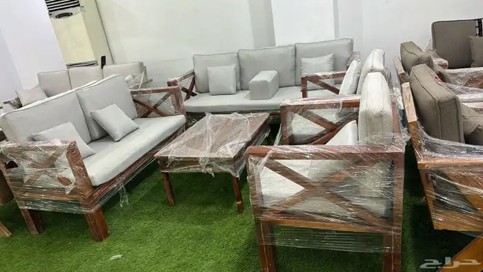 جلسات الخارجية حديد او خشب على حسب تفضيل 4