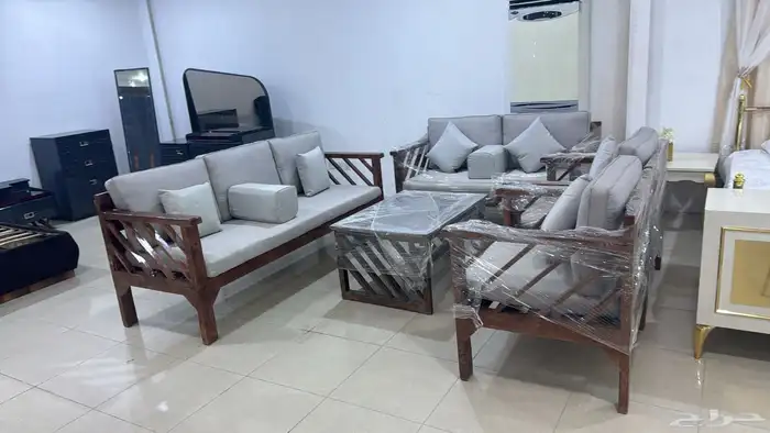 جلسات الخارجية حديد خشب 8