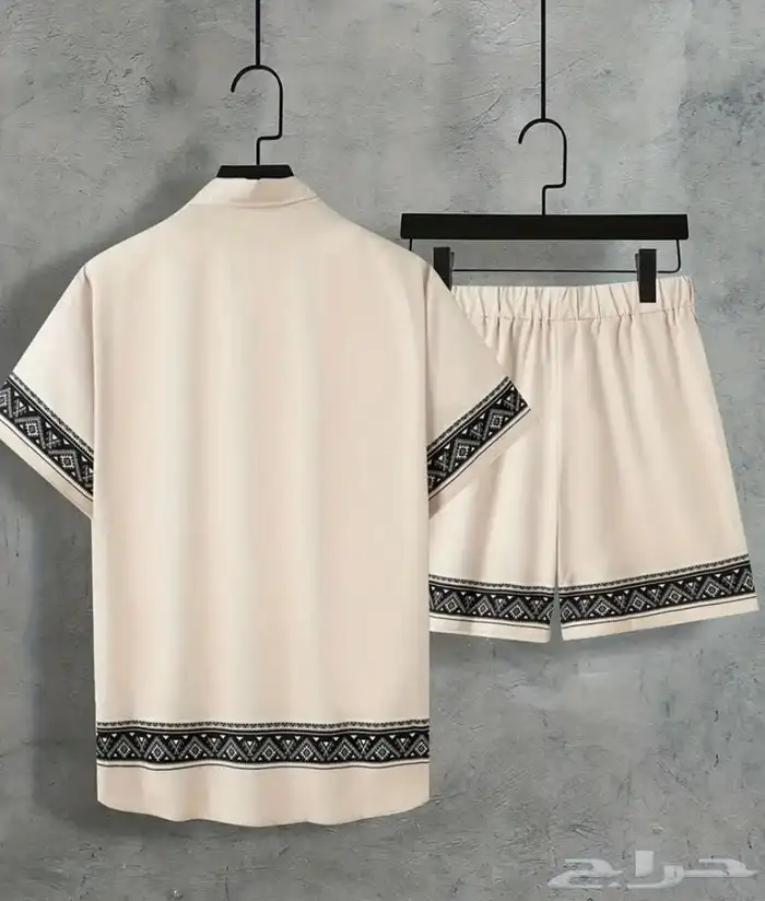 ملابس صيفيه طقم3قطع شورت داخلية قطنية مع سترة الوان ومقاسات 16