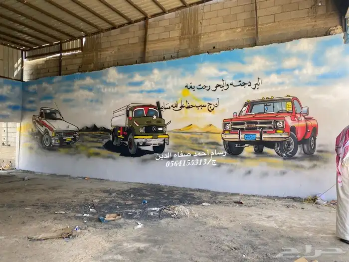 رسام مغاسل سيارات رسام جداريات 13
