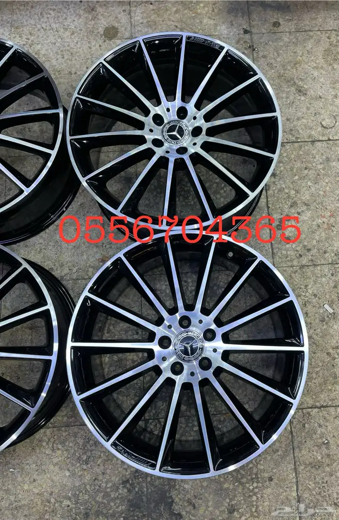 جنوط مرسيدس E400 مقاس 20 اصلي وكالة موديل 2022 9