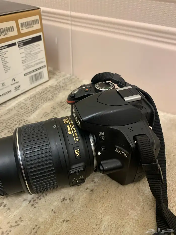 كاميرا نيكون D3200 اسود 3