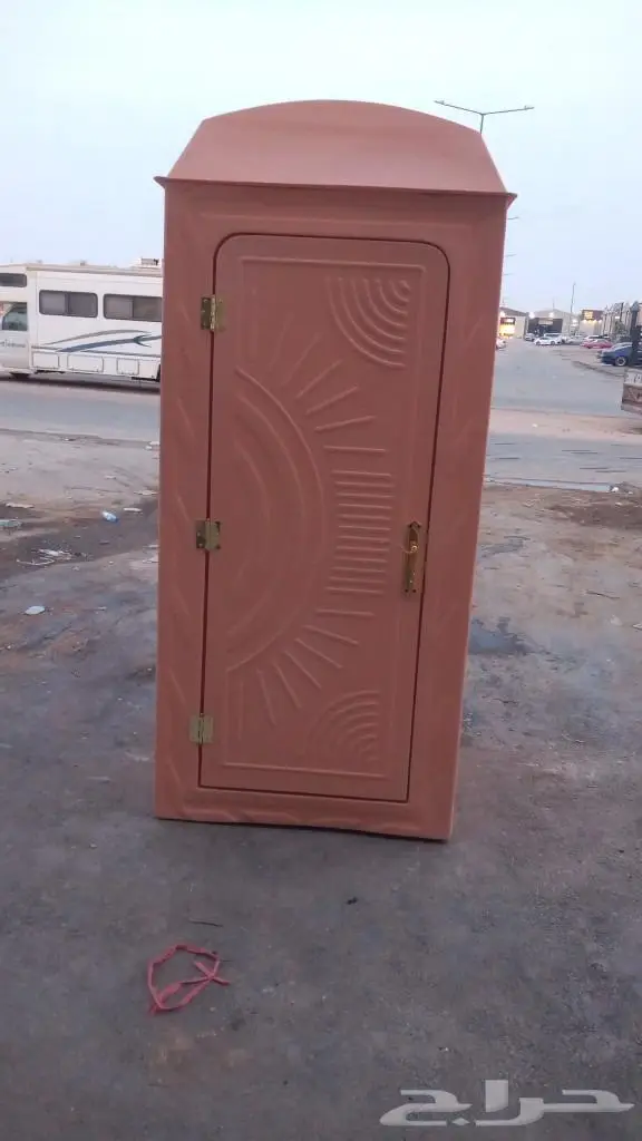 حمامات ودورات مياه فيبر جلاس متنقلة فرنجي وعربي 1