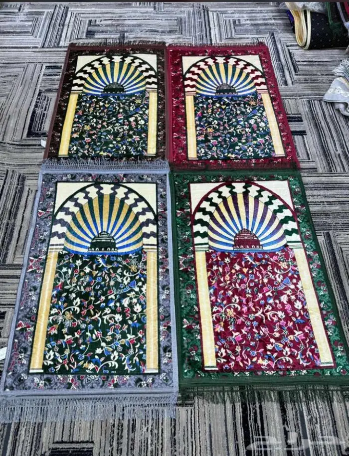 سجادات صلاة مبطن ثلاث طبقات ملمس ناعم 12