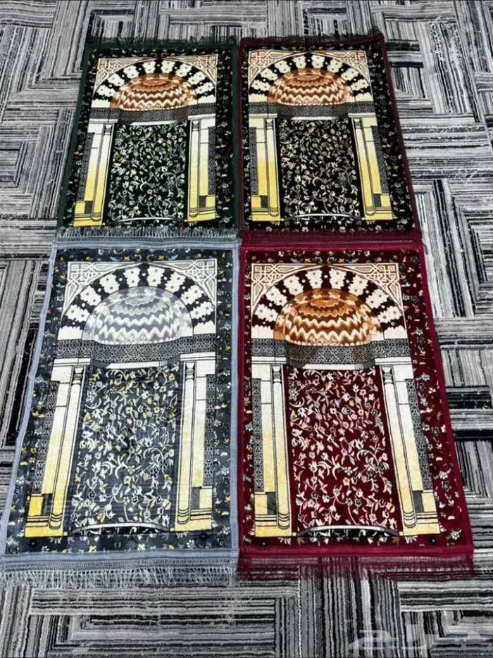 سجادات صلاة مبطن ثلاث طبقات ملمس ناعم 9