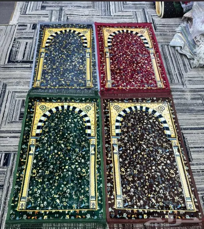 سجادات صلاة مبطن ثلاث طبقات ملمس ناعم 14