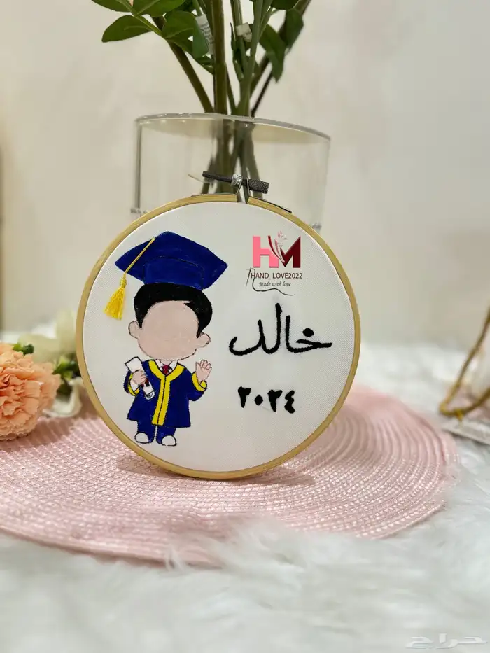 اجمل هدايا التخرج للخرجين لوحات بالأسماء وتاريخ التخرج 4