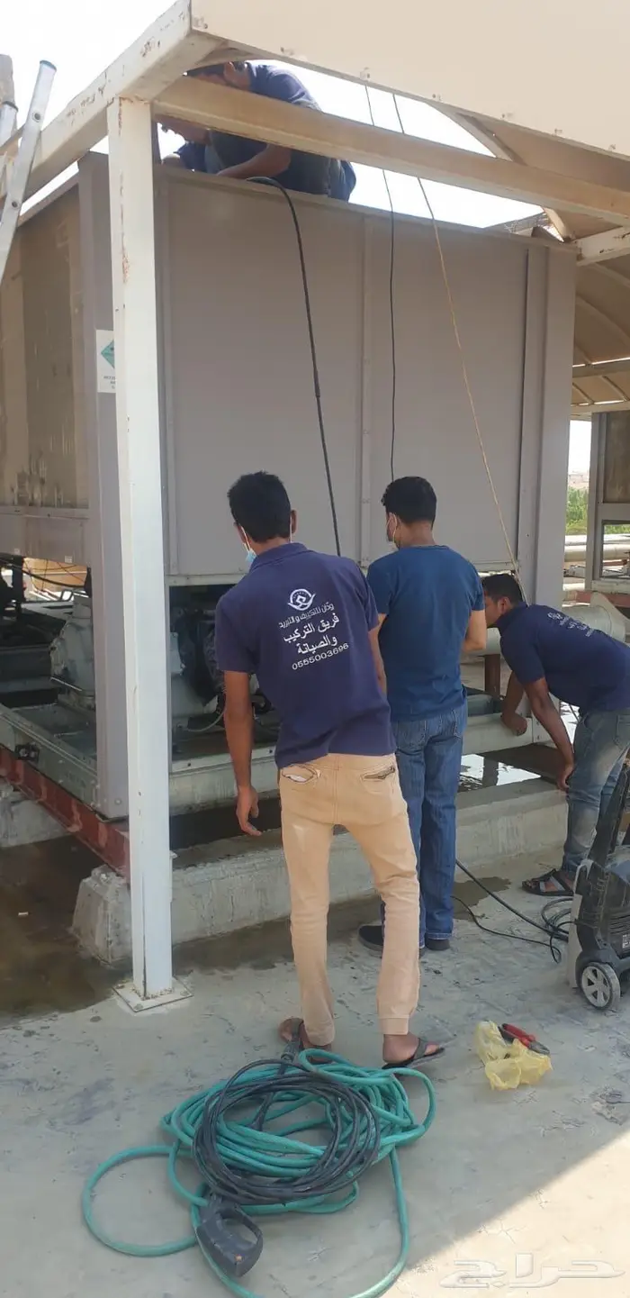 فني دكت سبلت ومكيف مركزي ومكيف بكج ضمان 9