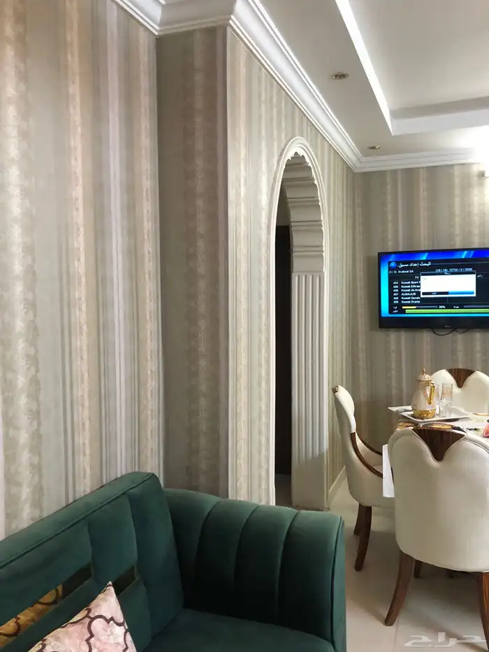 ورق حائط كوري 120   اللفه الوحده تغطي مساحه 16 متر مربع ش 7