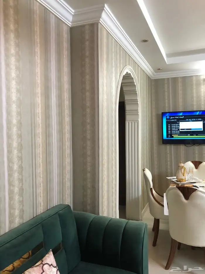 ورق حائط كوري 120   اللفه الوحده تغطي مساحه 16 متر مربع ش 5