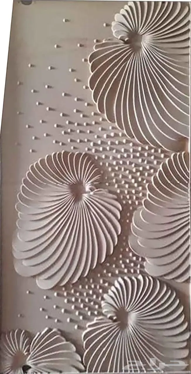 ديكورات CNC قص وحفر جميع الاشكال خشب كلادينج 5