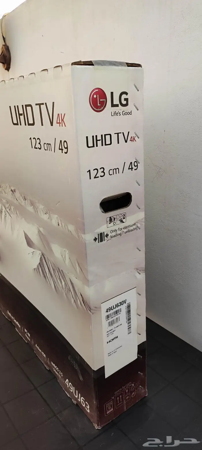 تلفزيون ذكي_إل جي_49 بوصة_جديد_الترا اتش دي_4K 2