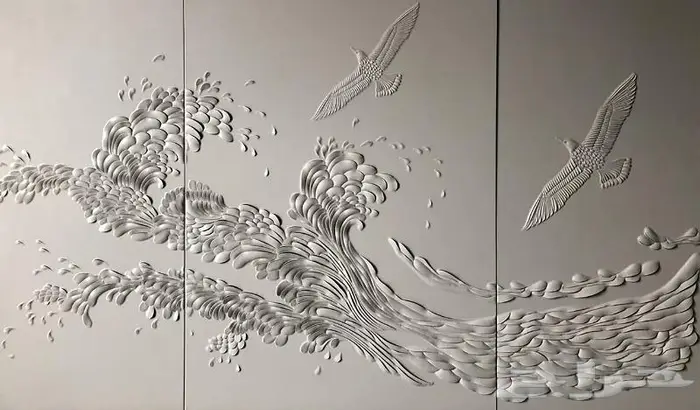 ديكورات CNC قص وحفر جميع الاشكال خشب كلادينج 0