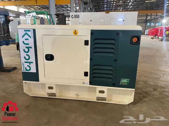 مولدات كهرباء كوبوتا 20 kVA - جديدة مع كاتم صوت وضمان مميز 0